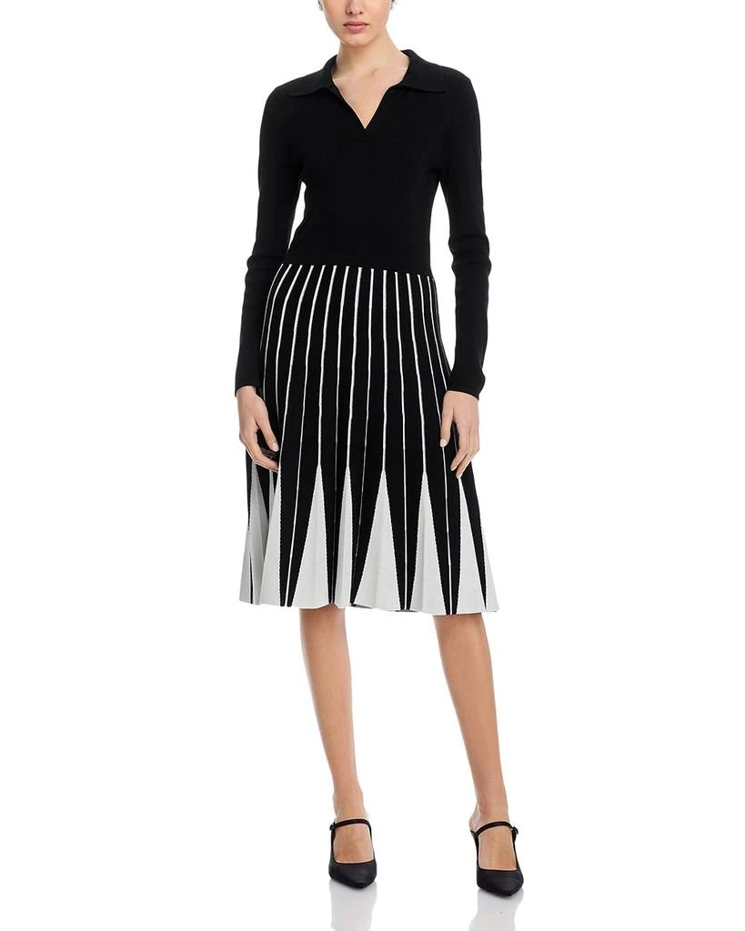 Tahari Collared Sweater Dress 1
