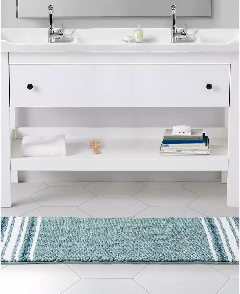 VCNY Home Aiden Jacquard Chenille 24" x 60" Bath Rug