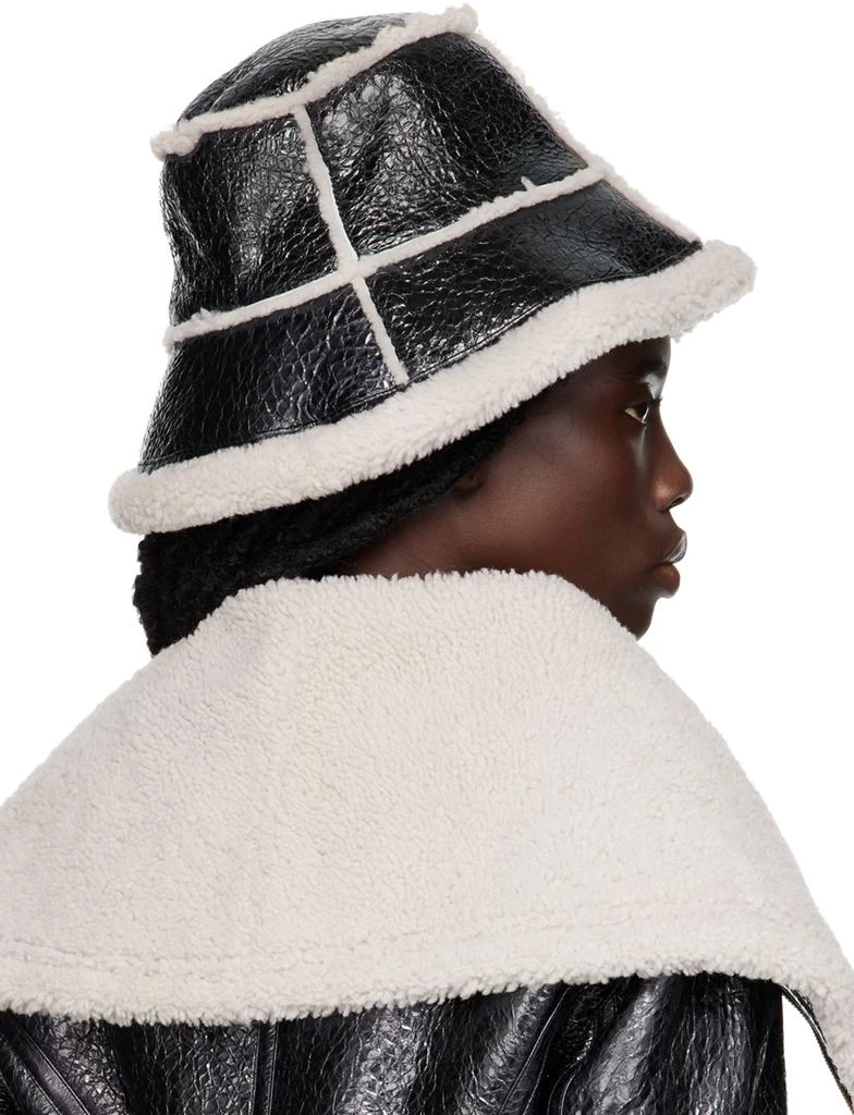 Jean Paul Gaultier Black 'The Laminated' Bucket Hat 3