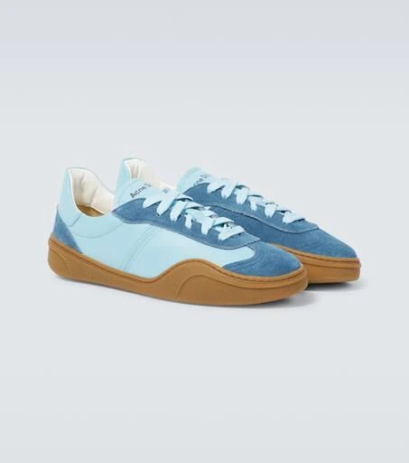 Acne Studios Bars M suede-trimmed sneakers 5