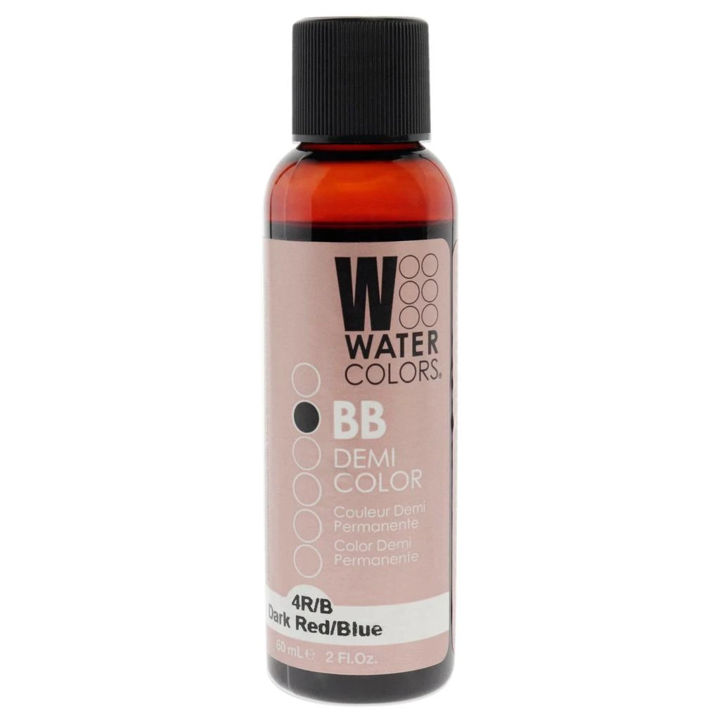 Tressa Watercolors BB Demi-Permanent Hair Color - 4RB Dark Red Blue by  for Unisex - 2 oz Hair Color