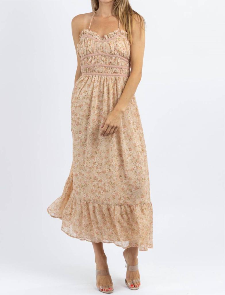 Dress Forum FLORAL MAXI DRESS