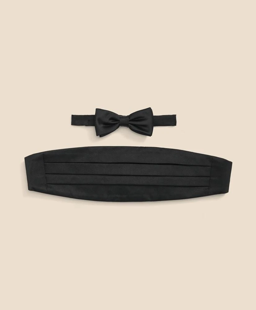 Brooks Brothers Boys Silk Bow Tie and Cummerbund Boxed Set 1