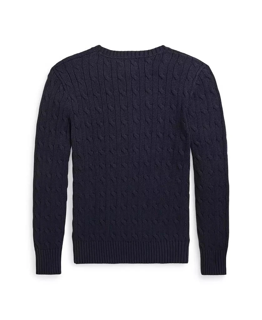 Ralph Lauren Big Boys Cable- Knit Crewneck Sweater 3