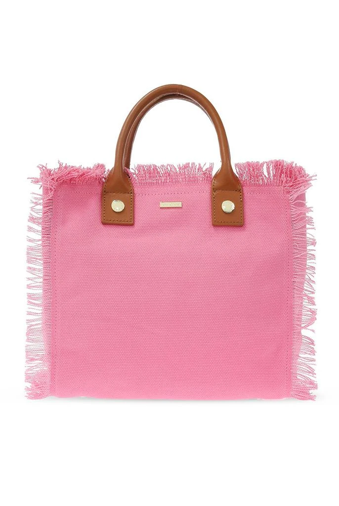 MELISSA ODABASH Melissa Odabash Fringed Handle Tote Bag 1