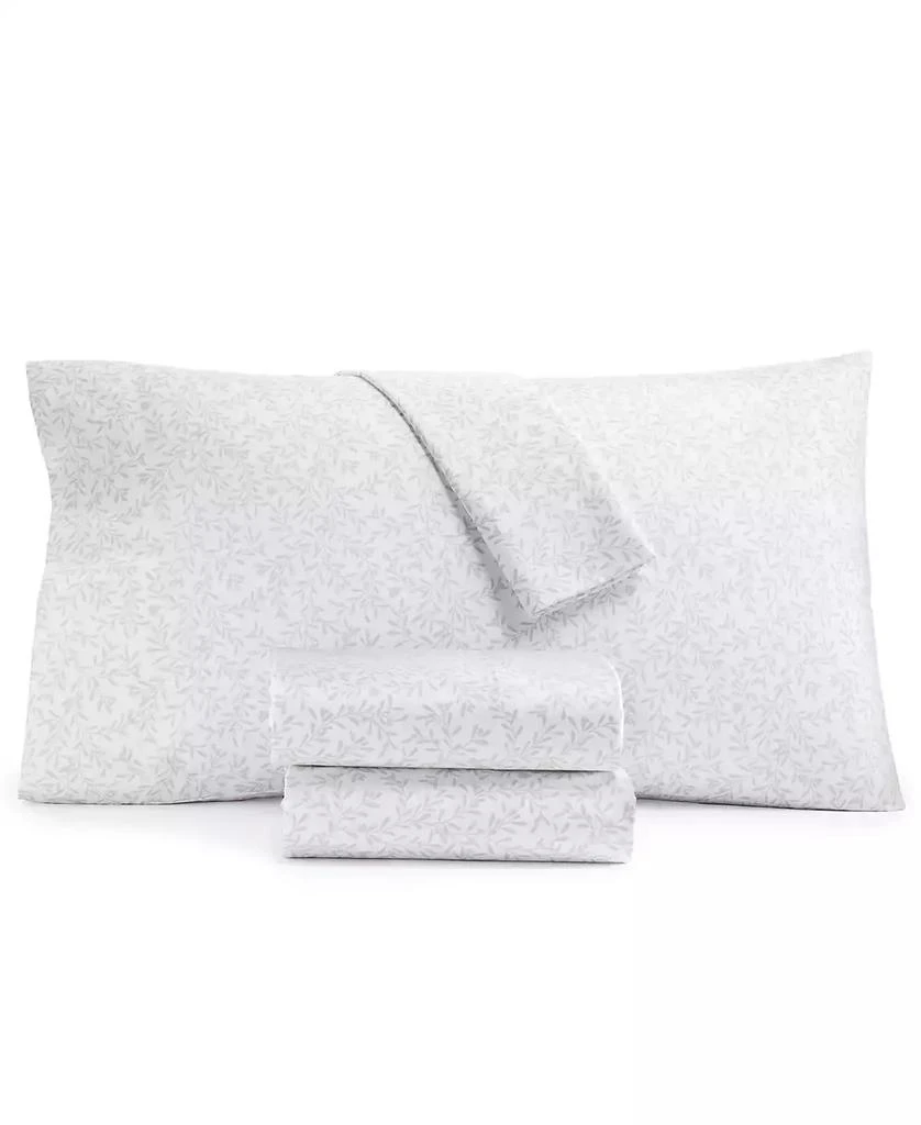 Charter Club 550 Thread Count Printed Cotton 3-Pc. Sheet Set, Twin, Exclusively at Macy’s 1