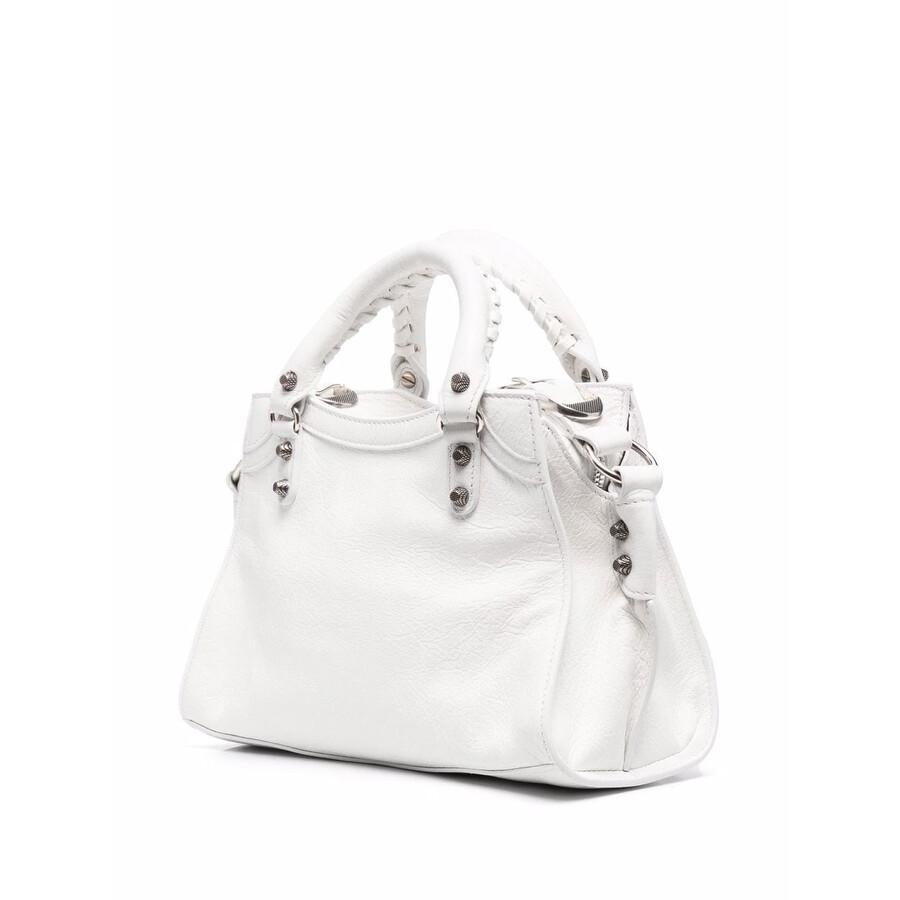 Balenciaga Optic White Ladies Neo Cagole XS Tote Bag