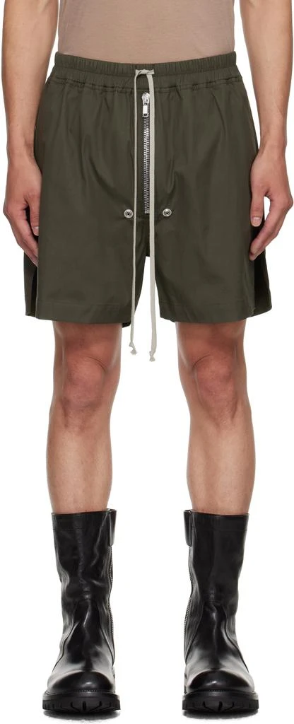 Rick Owens Khaki Concordians Bela Boxer Shorts 1