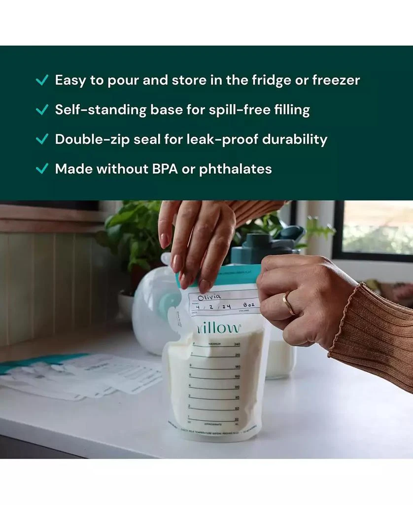 Willow Breast Milk Storage Bags, 100- count 2