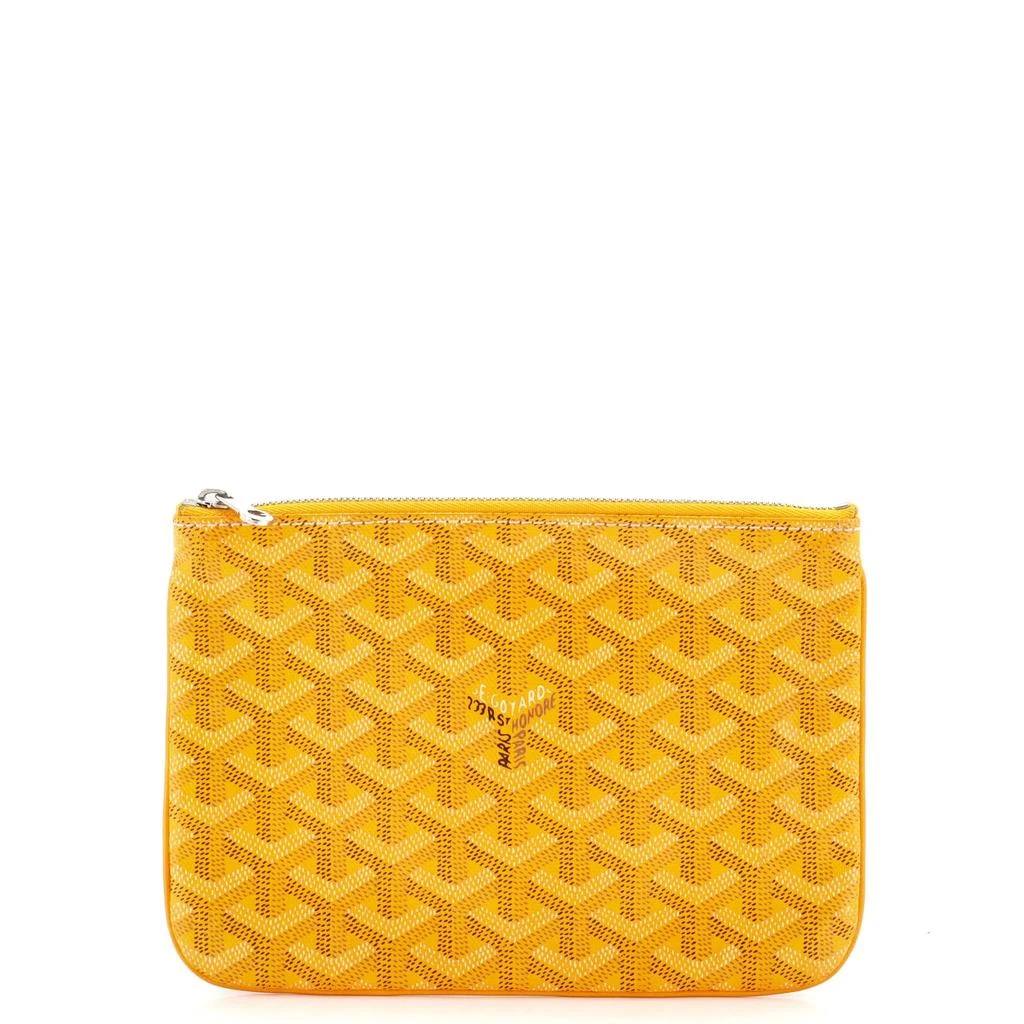 Goyard Senat Zip Pouch Coated Canvas PM