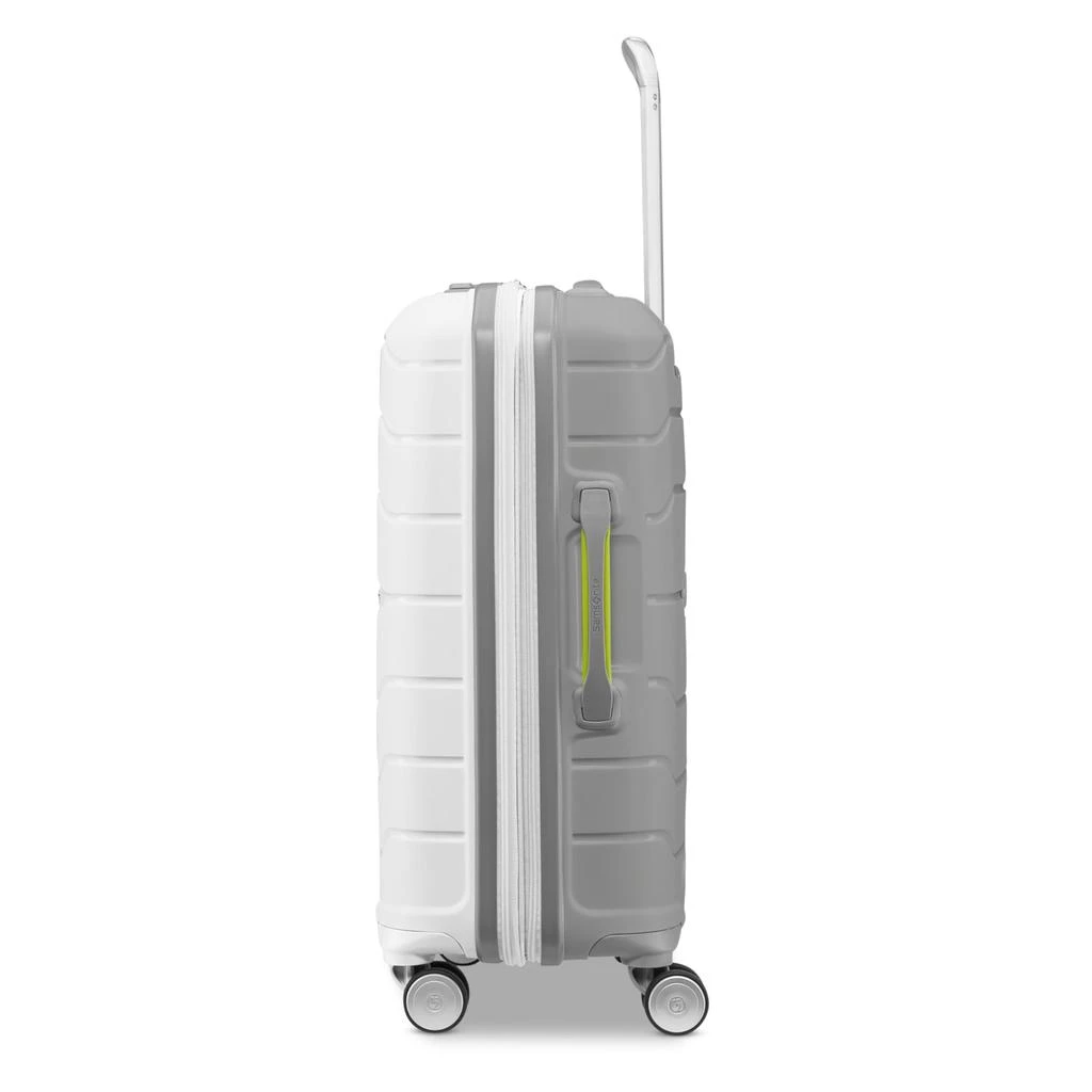 Samsonite Samsonite Freeform 2-Piece Luggage Set - Carry-On 
Large Checked Luggage with Dual Spinner Wheels - Durable Polypropylene Hardshell - TSA Lock, Airline-Approved - Expandable Hard Shell - White 2