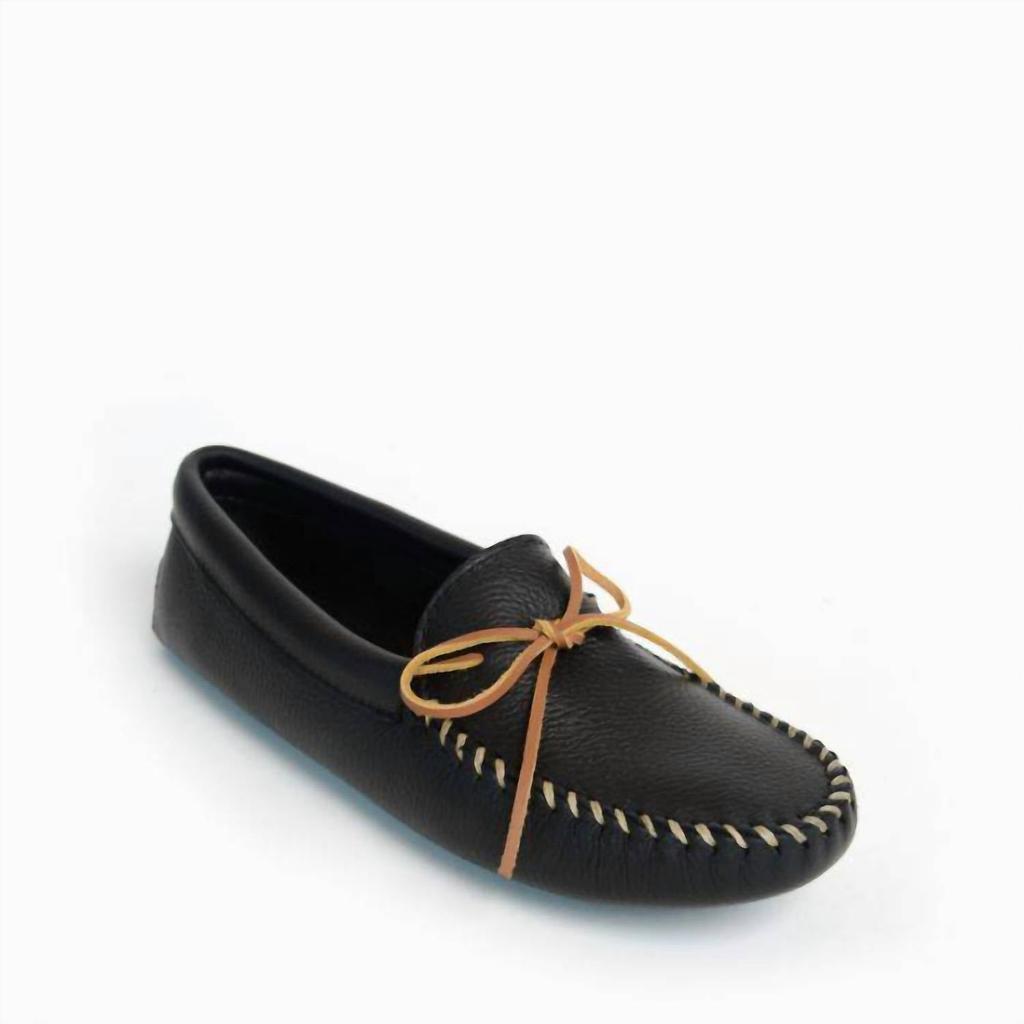 Minnetonka Minnetonka - Men's Double Deerskin Softsole Moccasin