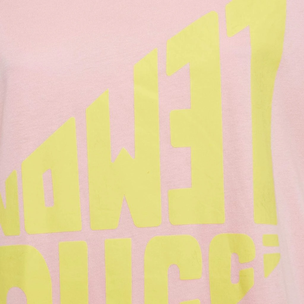 Gucci Gucci Pink Lemon Gucci Print Jersey Crew Neck T-Shirt XS 3