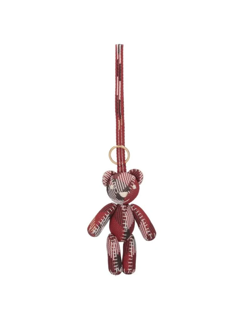 Burberry "Thomas" Bear Keychain – Red