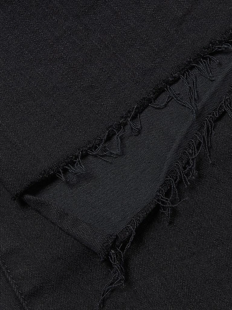 MOTHER The Insider Mid-Rise Frayed Step-Hem Stretch Crop Jeans 5