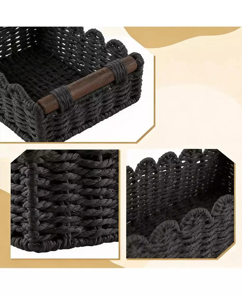 YIGII Handcrafted Wicker Storage Basket 2