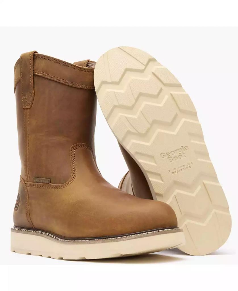 GEORGIA BOOT Men's Core 37 10" Waterproof Pull On Wedge Boot
