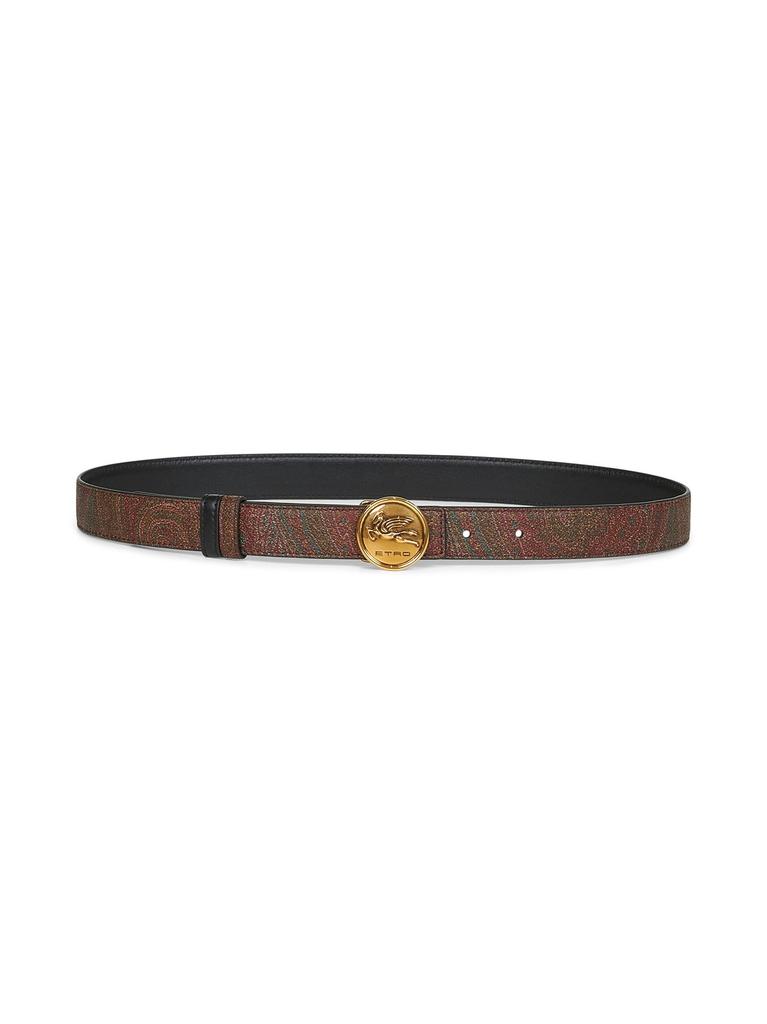 ETRO ベルト Etro Logo Buckled Belt – On Sale Now with Up to 27% Off