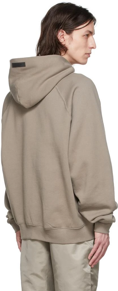Essentials Taupe Cotton Hoodie 3