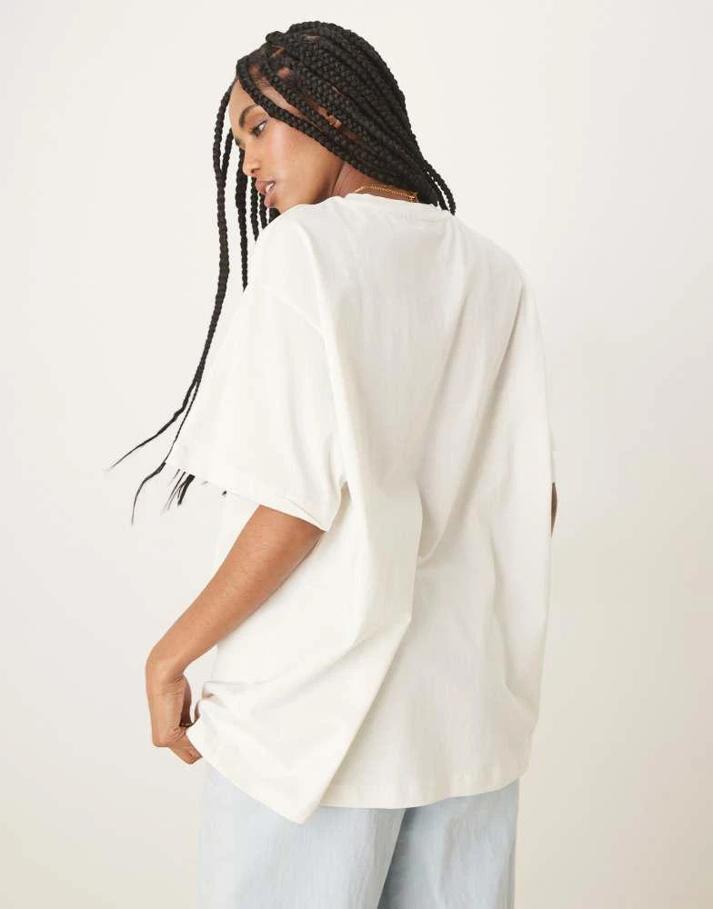 ASOS ASOS DESIGN oversized t-shirt with pisco sour cocktail graphic in coconut milk 3