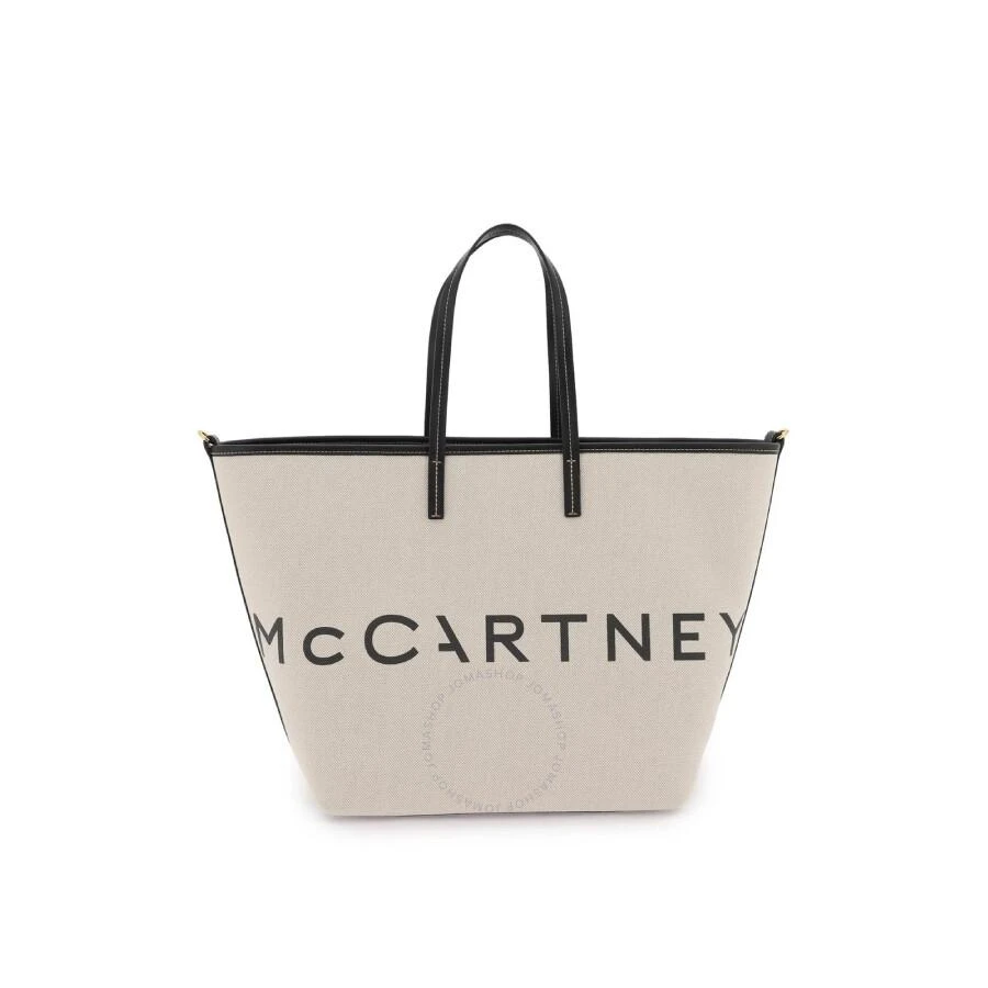 Stella McCartney Logo Printed Cotton Tote Bag 1