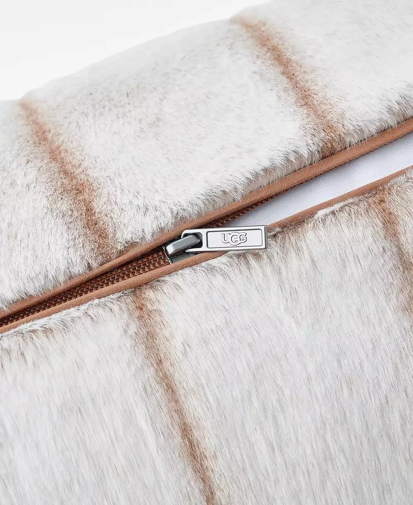 UGG Stasia Faux Fur Bolster Decorative Pillow, 36" x 38" 4