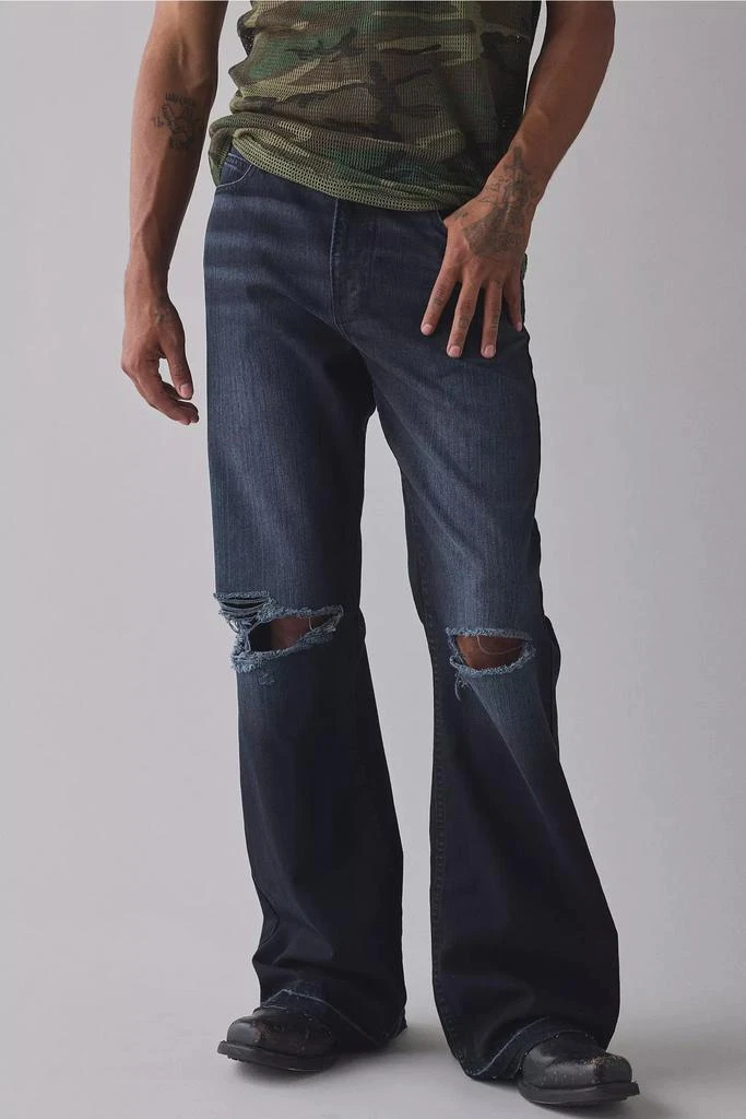 BDG BDG Slacker Destructed Relaxed Flare Jean 1