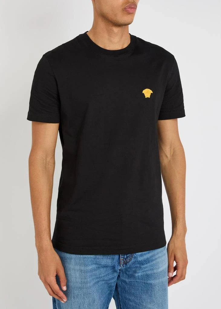 Versace Logo-embroidered cotton T-shirt 2