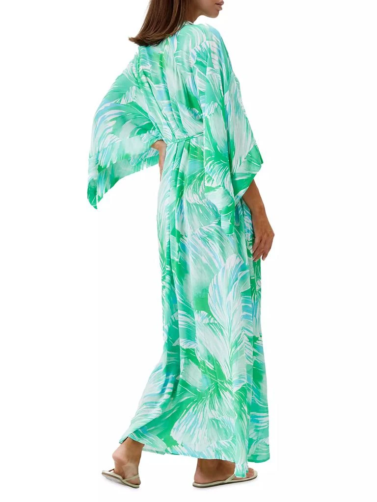 Melissa Odabash Edith Palm Print Cover-Up Maxi Dress 3