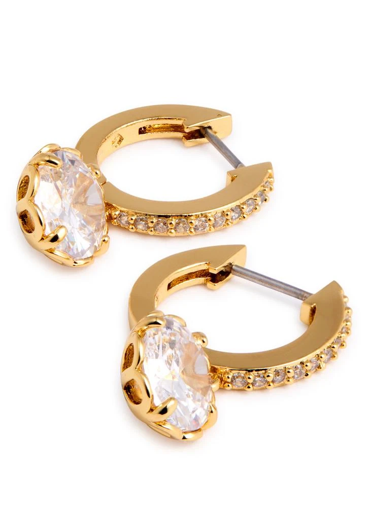 Kate Spade That Sparkle crystal-embellished hoop earrings 3