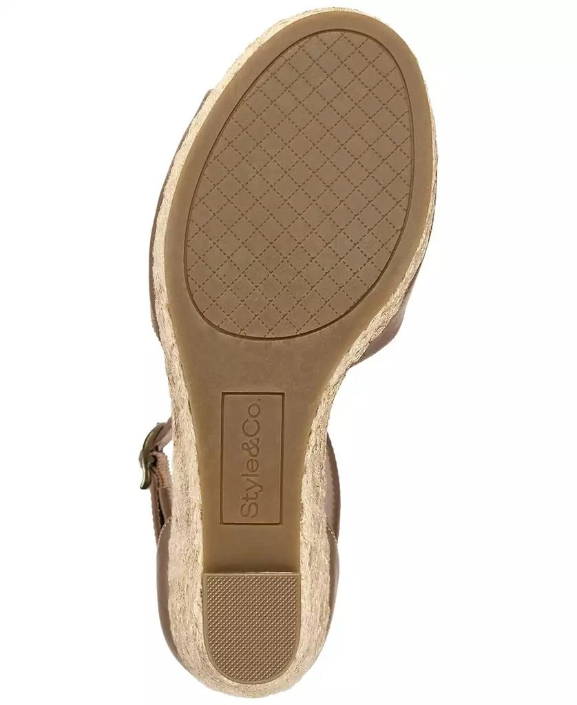 Style & Co Women's Seleeney Wedge Sandals, Created for Macy's 5