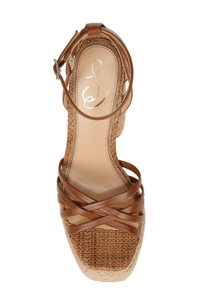 Sam Edelman Kade Ankle Strap Espadrille Platform Sandal 5