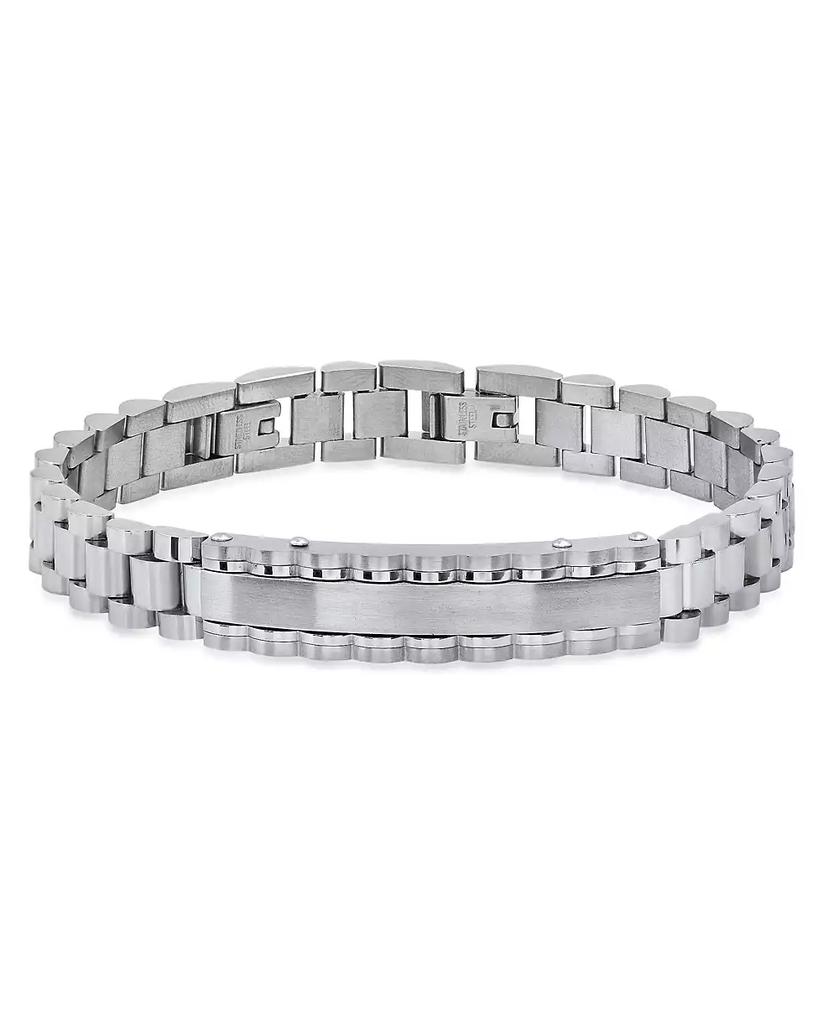 Hickey Freeman Woven Metal ID Watch Band Bracelet