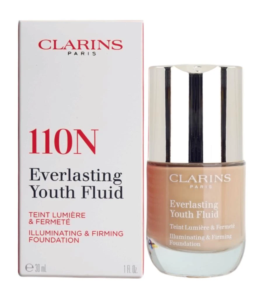Clarins Everlasting Youth Fluid Illuminating & Firming Foundation 1 OZ - CHOOSE YOUR SHADE 22