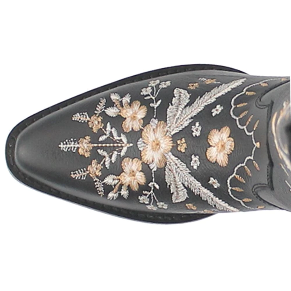 Dingo Full Bloom Floral Round Toe Cowboy Boots 4