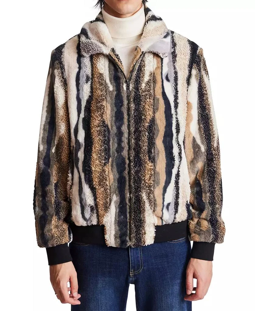 Paisley & Gray Men's Dorian Faux-Fur Bomber Jacket 4
