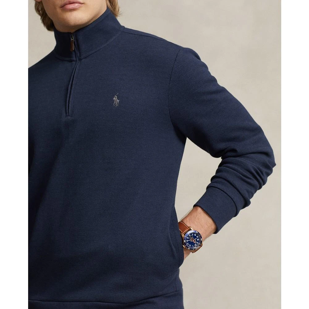 Polo Ralph Lauren Men's Double-Knit Mesh Quarter-Zip Pullover 3