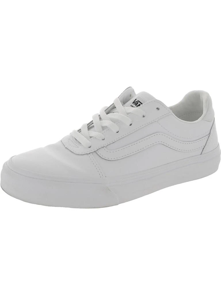 Vans Ward Deluxe Womens Leather Low-Top Skate Shoes 1