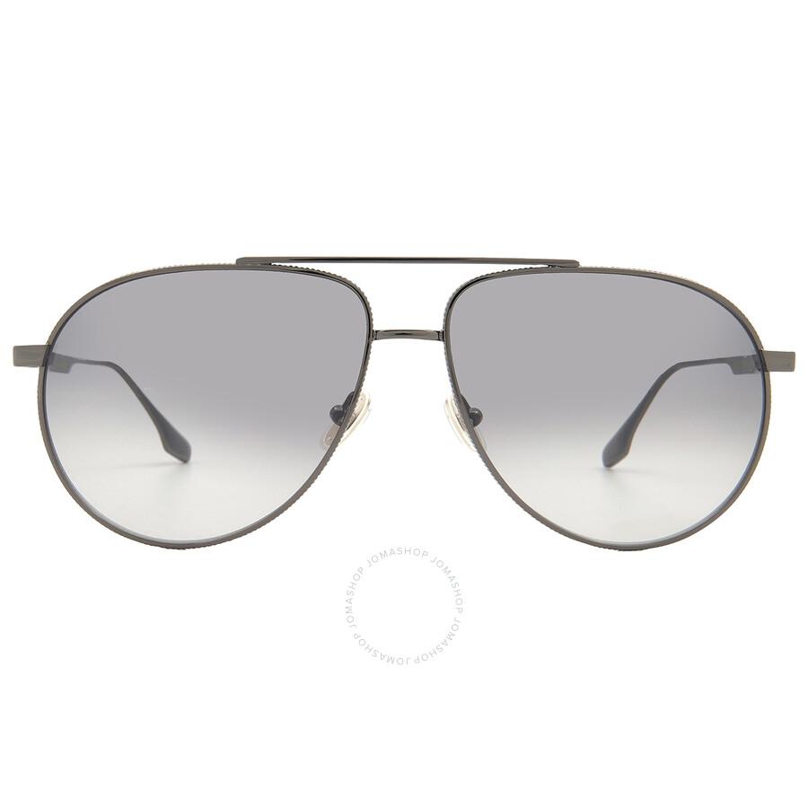 Victoria Beckham Grey Gradient Pilot Ladies Sunglasses VB242S 043 61