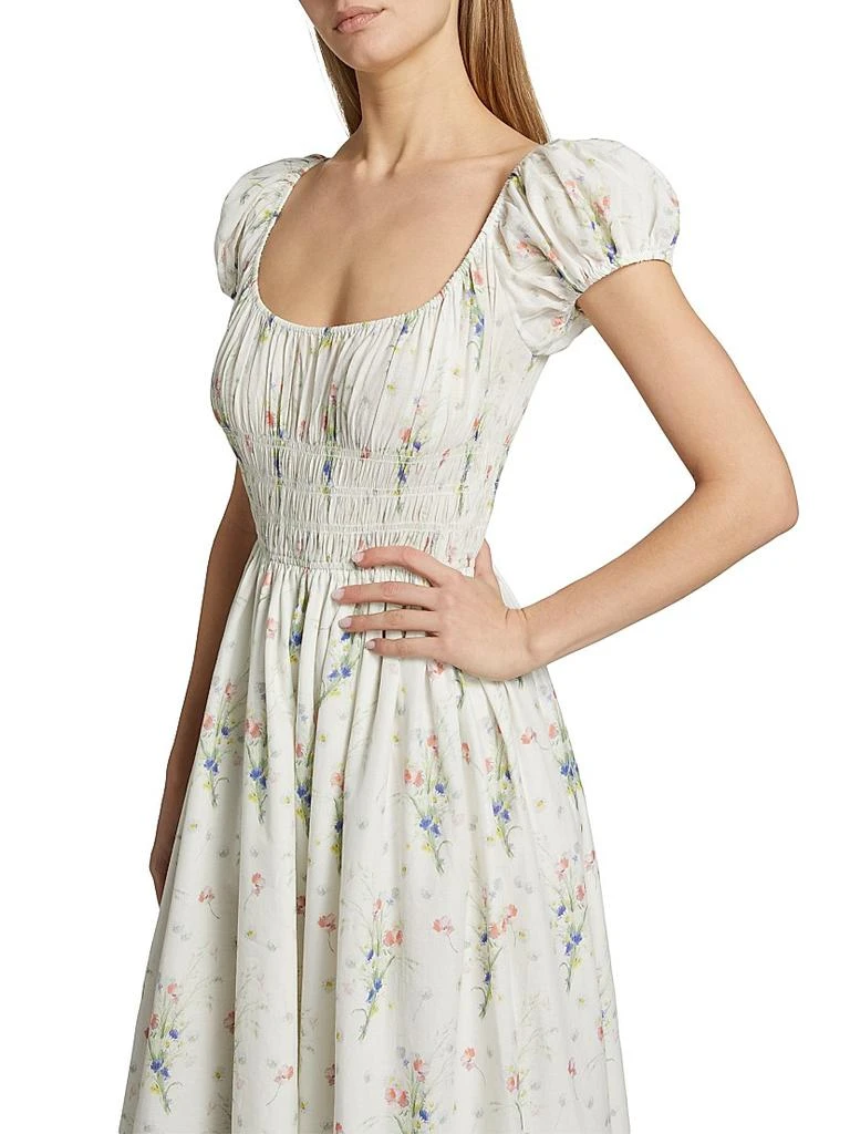 DÔEN Quinley Floral Cotton Midi-Dress 6