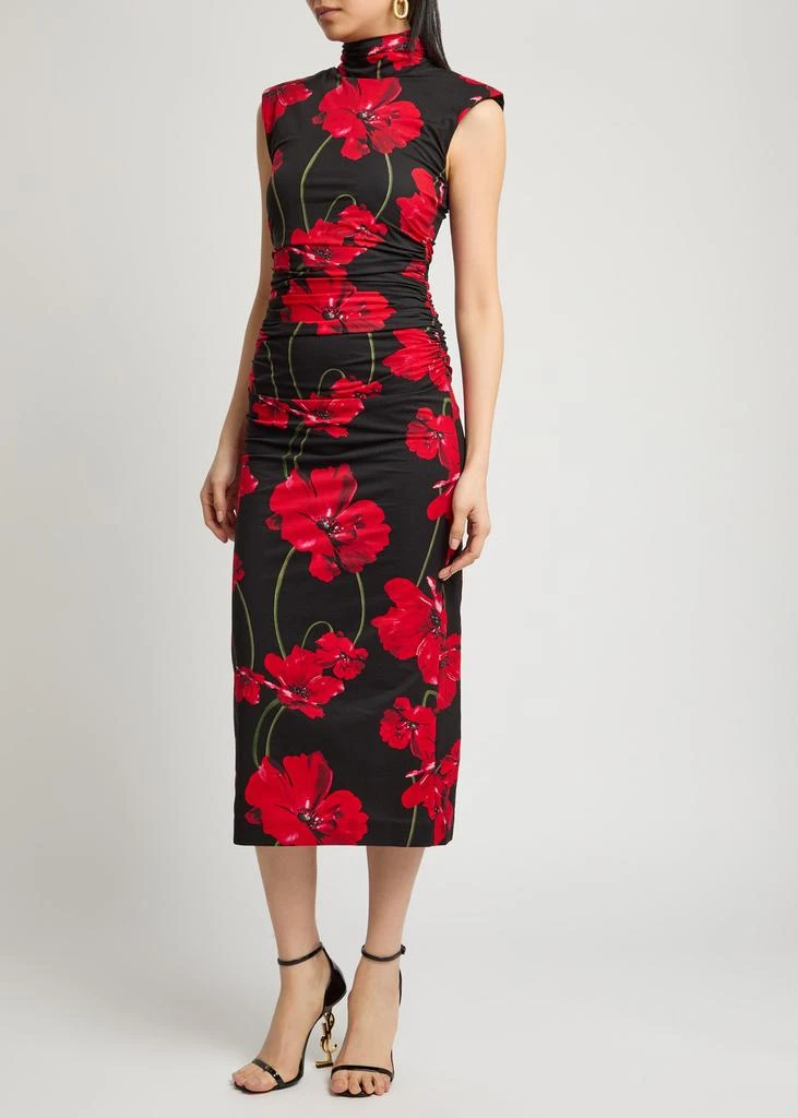 Floral-print jersey midi dress  On Sale Now with Up to 40% Off | Discover  Exclusive Deals & Savings at BeyondStyle  Authentic REBECCA VALLANCE staff  private edit|ss25|WOMENS|designer bridge|womens/clothing/dresses|seasonal  reductions|womens/clothing ...