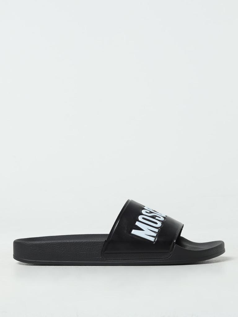 サンダル MOSCHINO COUTURE Men Sandals Black B10073G0MGB0 000 Moschino Sandals men Moschino Couture BLACK 40 - Sandals
