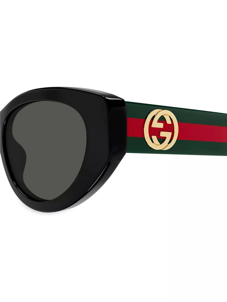 Gucci New Pop Web 52MM Cat-Eye Sunglasses 3