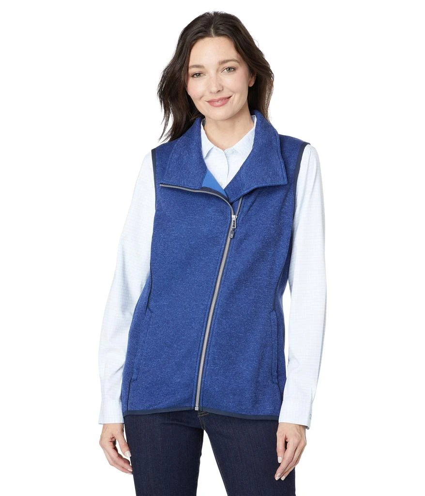 Cutter & Buck Mainsail Sweater-Knit Full Zip Vest 1