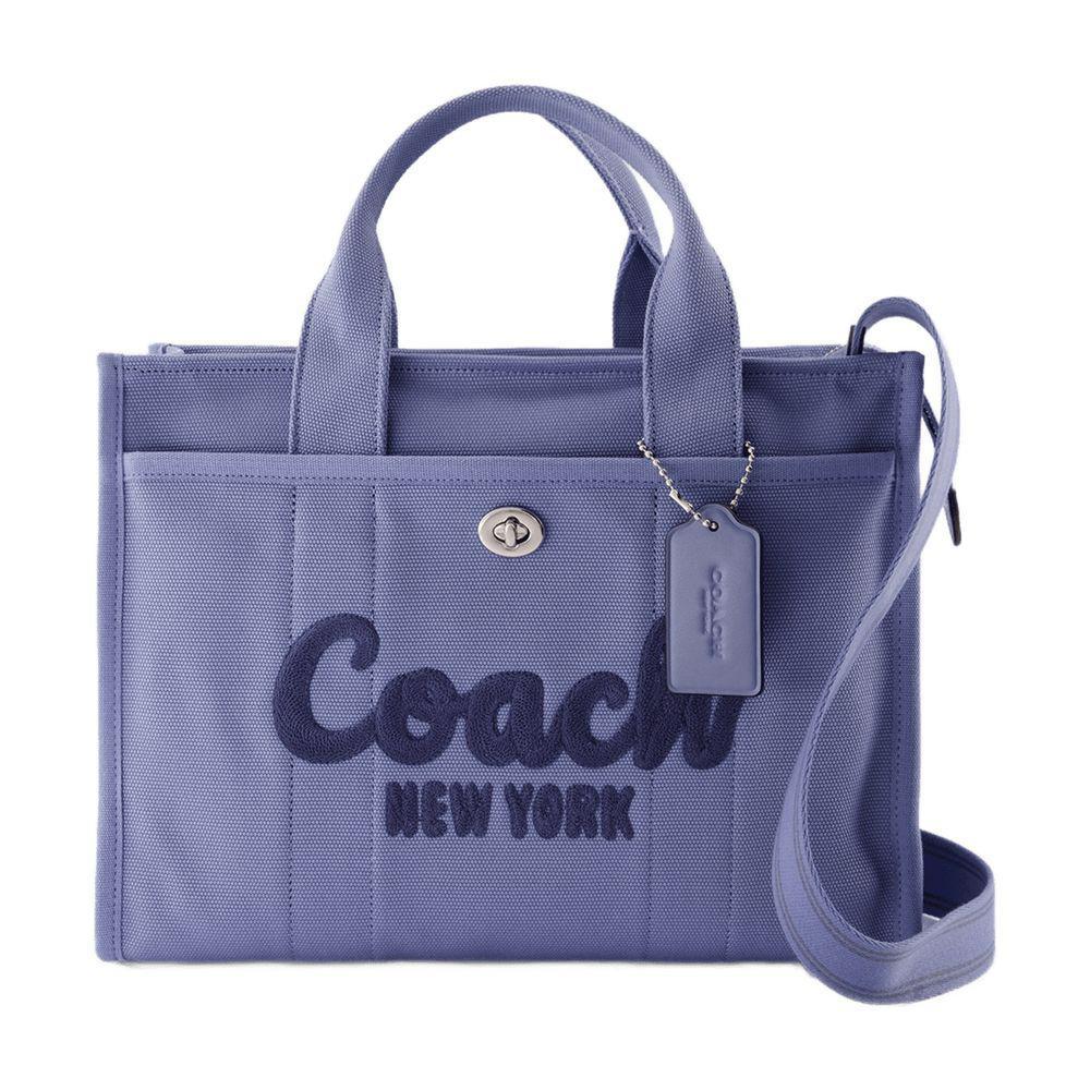 トートバッグ Coach Tie Dye Cargo Tote Bag 26 - Coach - Cotton - Blue COACH® Outlet | Cargo Tote Bag 26 With Rainbow Tie Dye Print