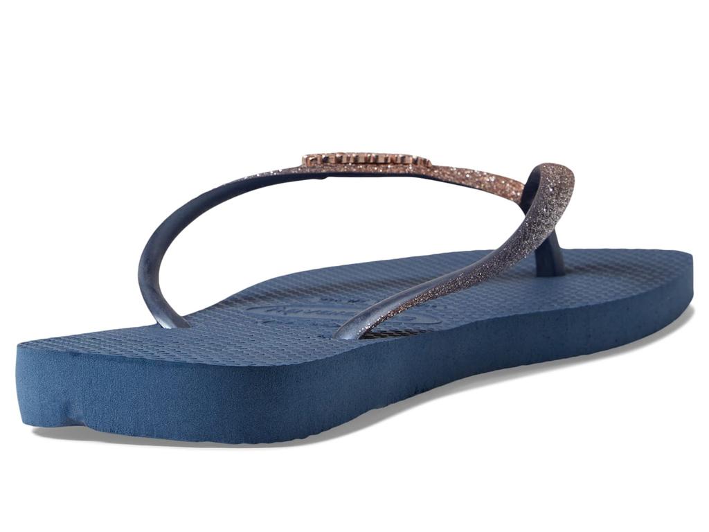 Havaianas Slim Square Glitter Flip Flop Sandal