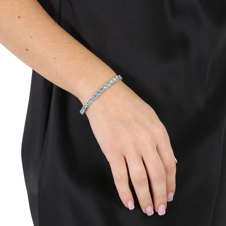 Swarovski Rhodium Plated Matrix Tennis Bracelet 3