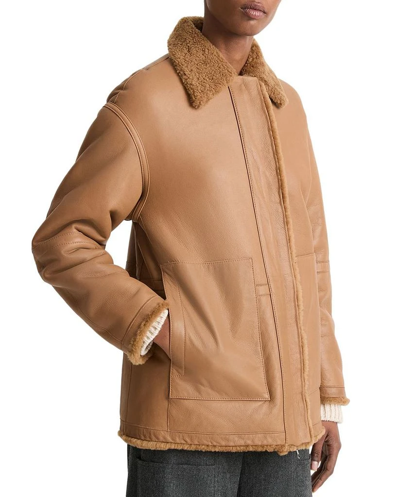 Vince Reversible Shearling Coat 4