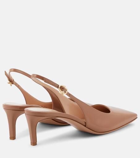 【送料&関税込】Gianvito Rossi Patent Leather Slingback Pump Gianvito Rossi Patent leather slingback pumps 36.5 - High