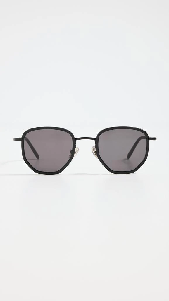 Illesteva Hunter Ace Matte Black Sunglasses 1